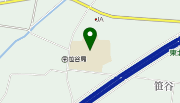 福島市立笹谷小学校の地図画像