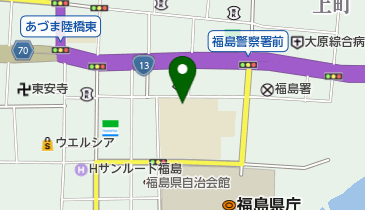 福島市立福島第一小学校の地図画像