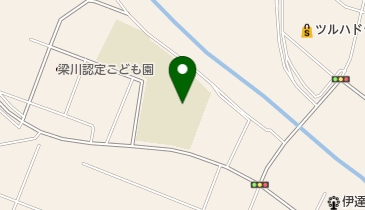 伊達市立梁川小学校の地図画像