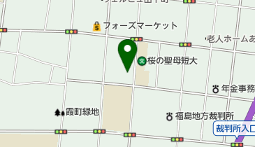 桜の聖母学院幼稚園の地図画像