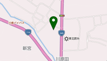 かわまた認定こども園の地図画像