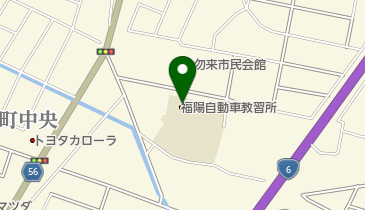 福陽自動車教習所の地図画像