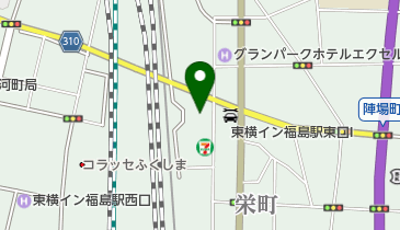 福島看護専門学校の地図画像