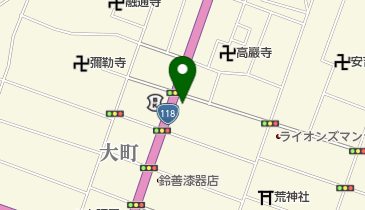 AIZUビューティーカレッジ会津美容高等専修学校の地図画像