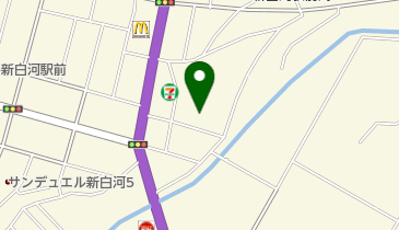 白河みのり保育園の地図画像