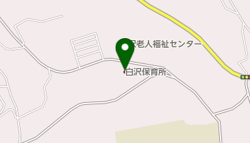 白沢保育所の地図画像