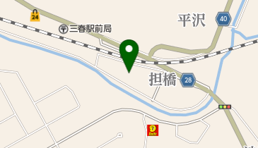 三春町第1保育所の地図画像