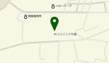 富岡町立にこにここども園の地図画像