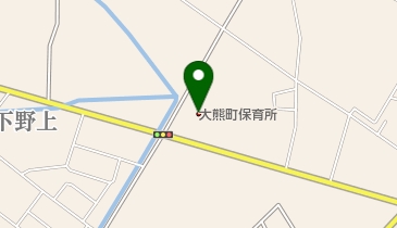 大熊町保育所の地図画像