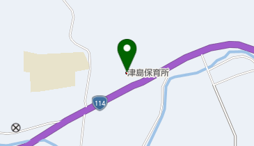 浪江町立津島保育所の地図画像