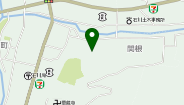 石川町立いしかわこども園の地図画像