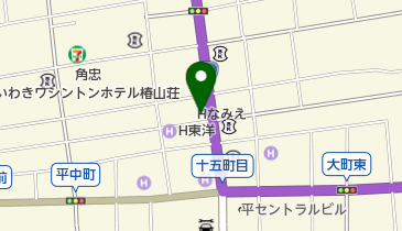 KATEKYO学院いわき駅前校の地図画像