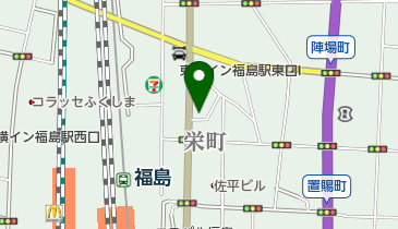 KATEKYO学院福島駅前校の地図画像