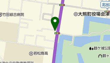 会津学院の地図画像