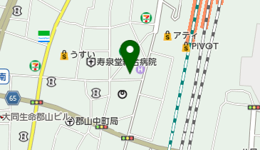 東日本学院郡山本部校の地図画像