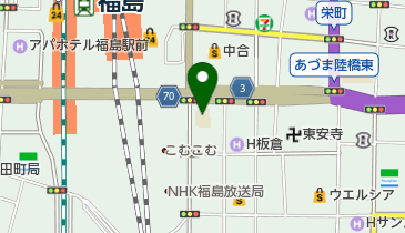 福島高等予備校福島校の地図画像