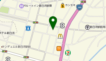 KATEKYO学院新白河校の地図画像