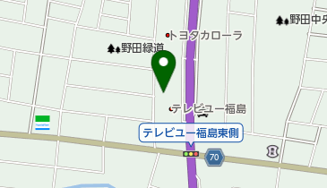 TUFマイホームステージふくしま総合住宅展示場の地図画像