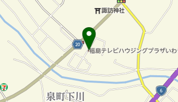FTV福島テレビハウジングプラザいわき南展示場の地図画像