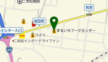 まるいちフードセンター若宮店の地図画像