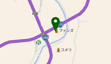 ファンズ霊山店の地図画像