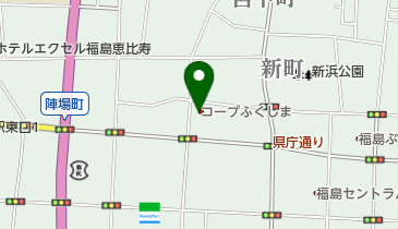 コープふくしま新町店の地図画像