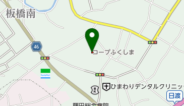 コープふくしま国見店の地図画像