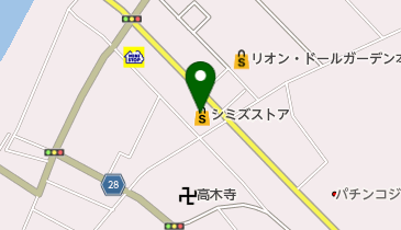 シミズストア本宮店の地図画像