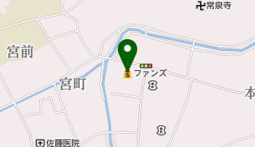 ファンズ川俣店の地図画像