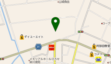 ブイチェーン梁川店の地図画像