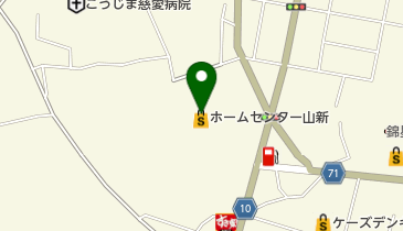 ホームセンター山新錦店の地図画像