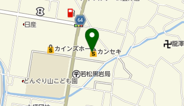 ホームセンターカンセキ会津若松店の地図画像