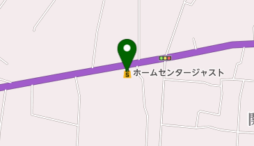 ホームセンタージャストの地図画像