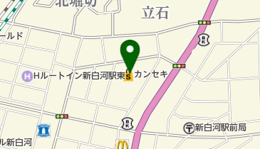 ホームセンターカンセキ白河店の地図画像