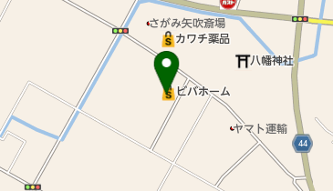 ビバホーム矢吹店の地図画像