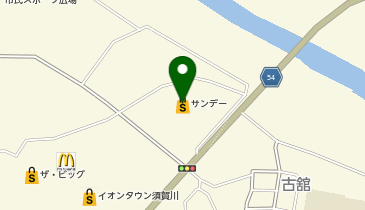 サンデー須賀川店の地図画像