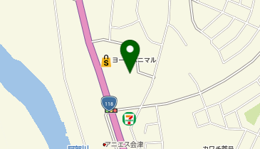 ココカラファイン会津若松店の地図画像