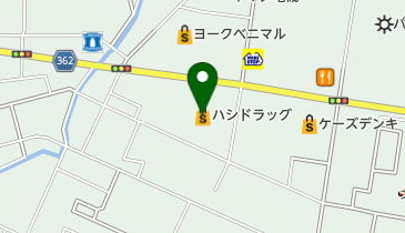 ハシドラッグ南福島店の地図画像