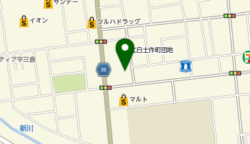 くすりのマルト平白土店の地図画像