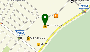 ラパークいわきの地図画像