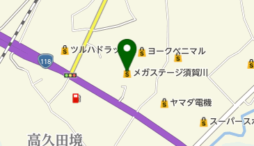 メガステージ須賀川の地図画像