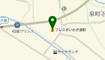 フレスポいわき泉町の地図画像