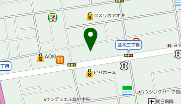 ヨークタウン桑野の地図画像