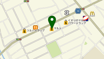 ハニーズ中岡店の地図画像