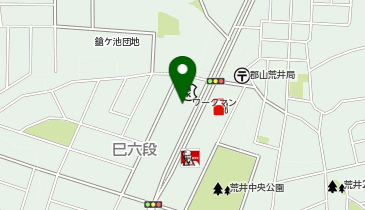ワークマンプラス郡山荒井店の地図画像