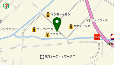 ミキハウス白河ベビーチャイルドミルクの地図画像