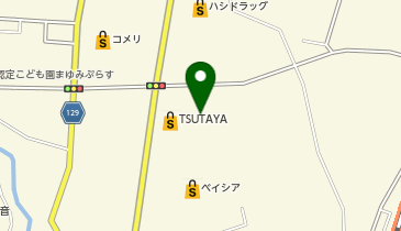 ワークマンカラーズベイシア安達店の地図画像