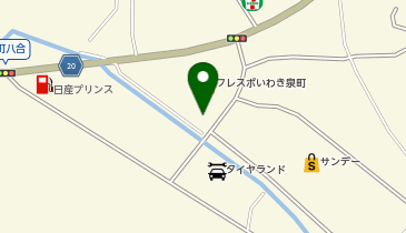 上州屋いわき泉店の地図画像