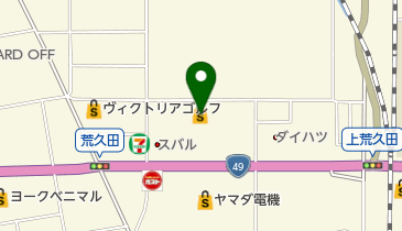 ニトリ会津若松店の地図画像