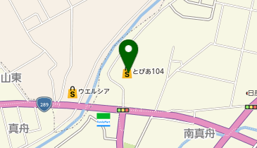 ニトリ白河店の地図画像